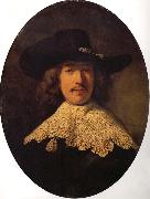 REMBRANDT Harmenszoon van Rijn Young Man With a Moustache oil painting